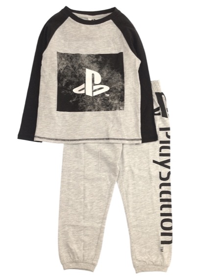 George szürke színű kisfiú pizsamaszett