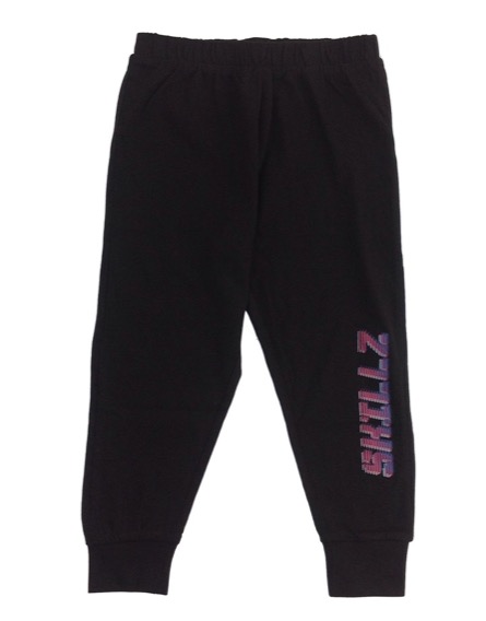 Matalan fekete mintás nadrág