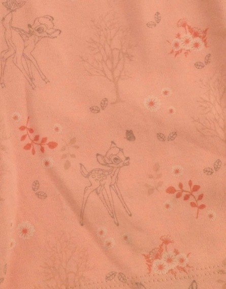 Disney Bambi mintás rózsaszín rövidnadrág