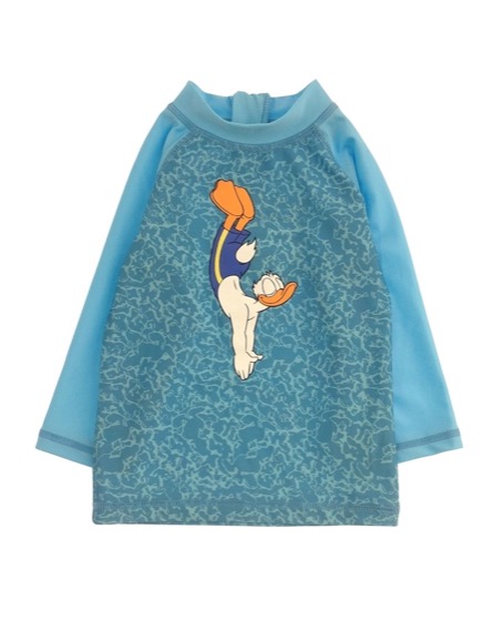 Z Generation Donald kacsa mintás kék fürdőfelső