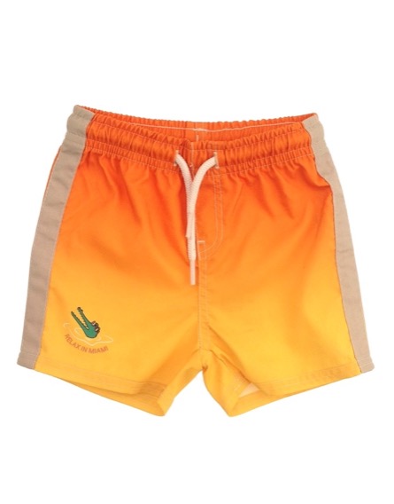 Z Generation krokodilmintás narancssárga rövidnadrág