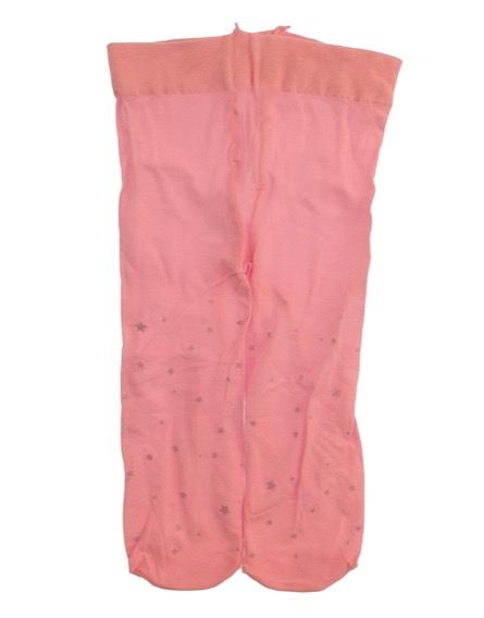 Z Generation csillagmintás rózsaszín harisnya