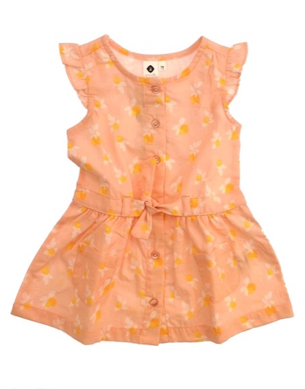 Z Generation narancsmintás rózsaszín nyári ruha