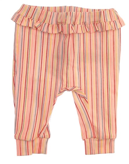 Z Generation színes csíkos babanadrág