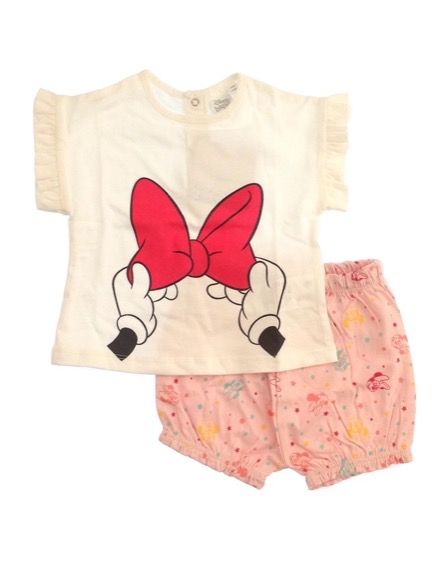 Disney Minnie egér mintás baba pizsamaszett