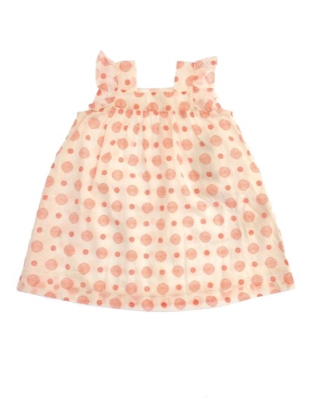 Z Generation pöttyös mintás nyári babaruha