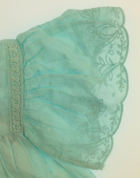 Z Generation baba türkizkék színű blúz