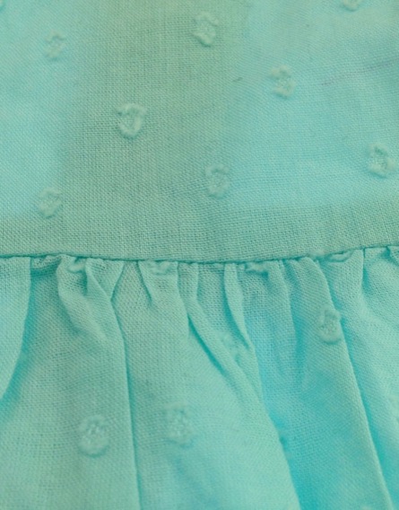 Z Generation baba türkizkék színű blúz