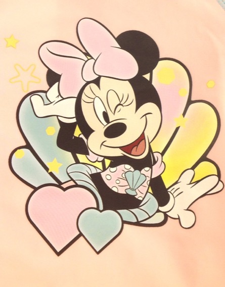 Disney Minnie egér mintás rózsaszín fürdőfelső