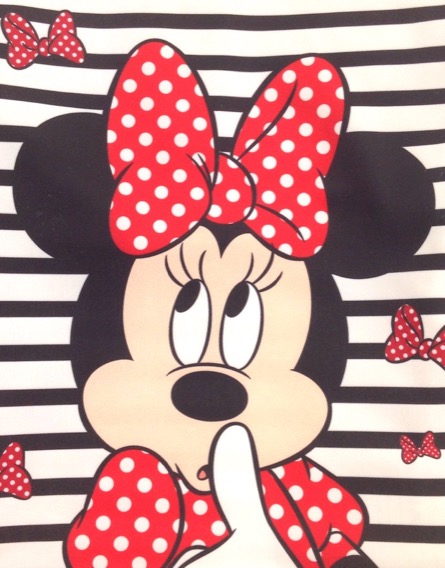 Disney Minnie egér mintás fürdőfelső