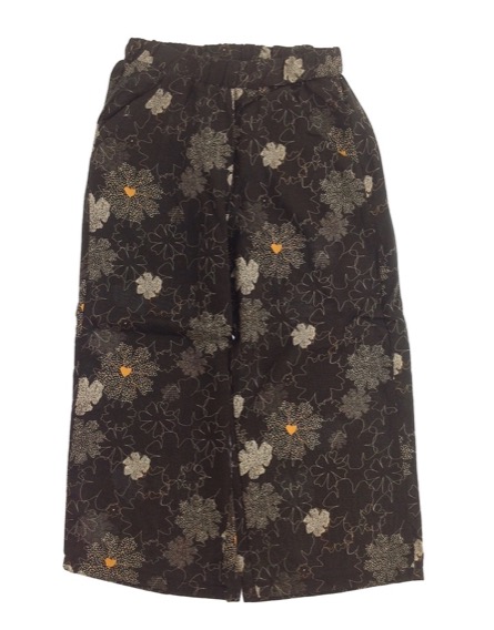 Z Generation mintás sötétszürke lenge nadrág