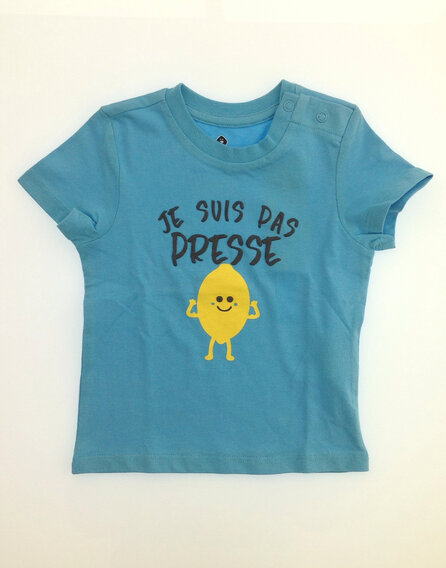 Z Generation citrommintás kék póló