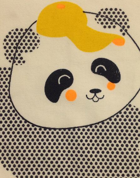 Z Generation pandamintás fehér póló