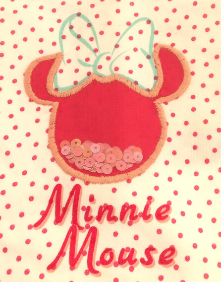 Disney Minnie egér mintás pöttyös napozó