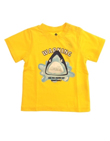 Z Generation cápamintás sárga póló