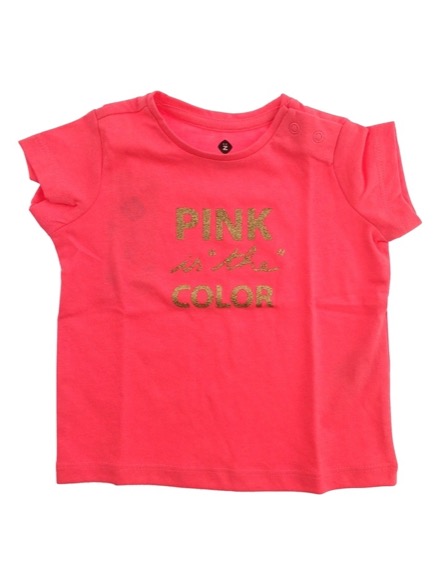 Z Generation feliratos pink póló