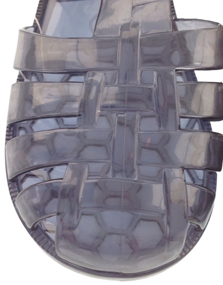 Z Generation sötétszürke strand gumiszandál