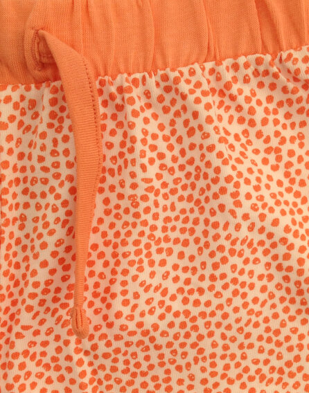 George pöttyös fehér rövidnadrág