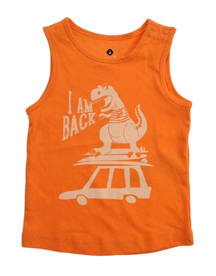 Z Generation dinómintás narancssárga atléta