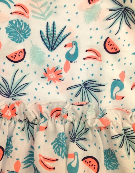 Z Generation nyári mintás babaruha