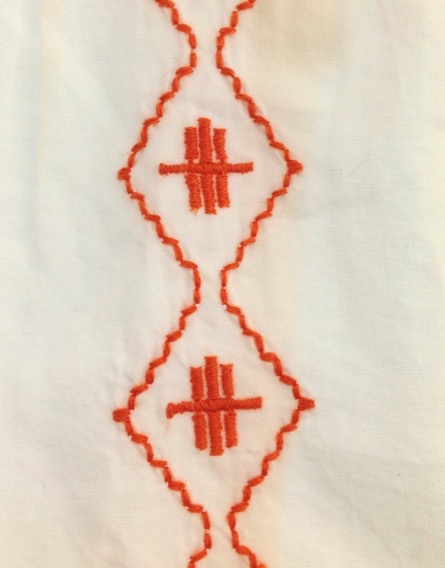 Z Generation mintás fehér színű blúz