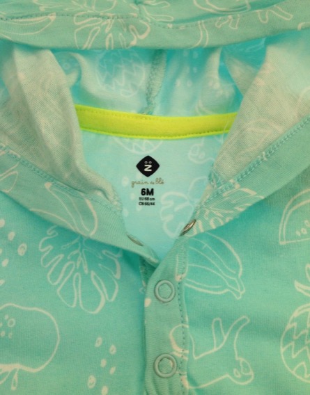 Z Generation gyümölcsmintás türkizkék napozó