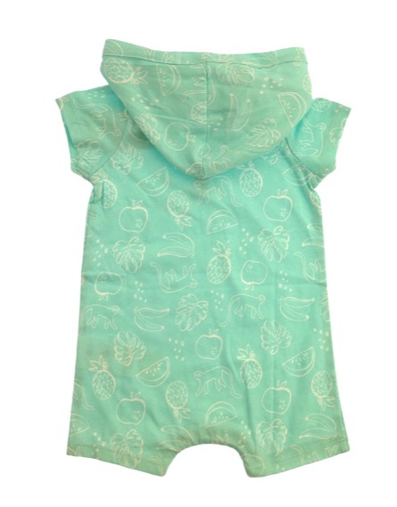 Z Generation gyümölcsmintás türkizkék napozó