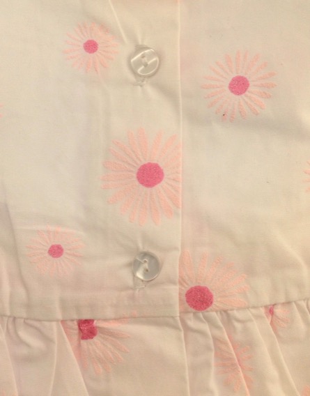 Z Generation virágmintás fehér nyári ruha