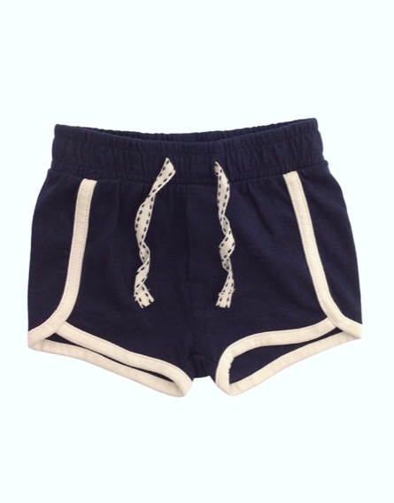 Z Generation sötétkék pamut rövidnadrág