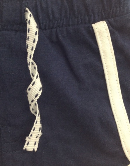 Z Generation sötétkék pamut rövidnadrág