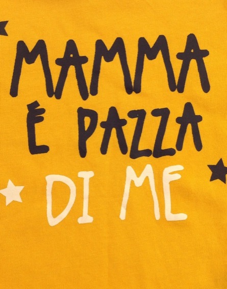 Z Generation feliratos mustársárga póló