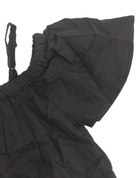 Z Generation fekete nyitott vállú top