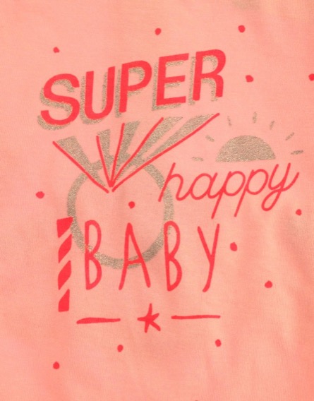 Z Generation mintás rózsaszín rugdalózó