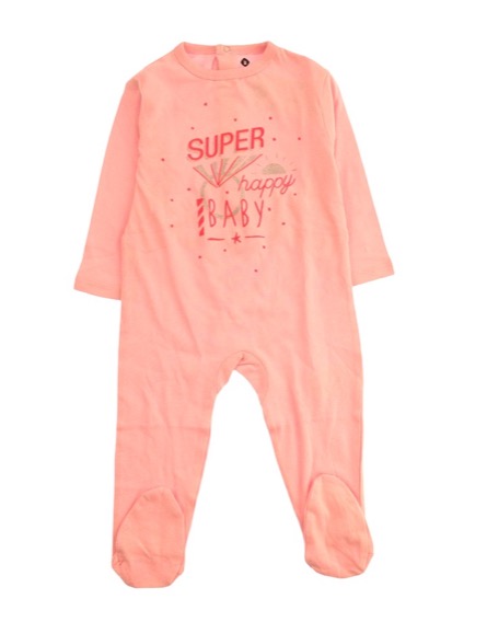 Z Generation mintás rózsaszín rugdalózó