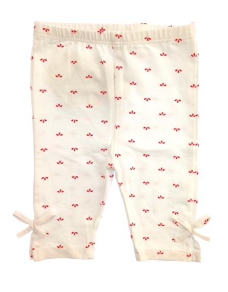 Z Generation mintás fehér nadrág