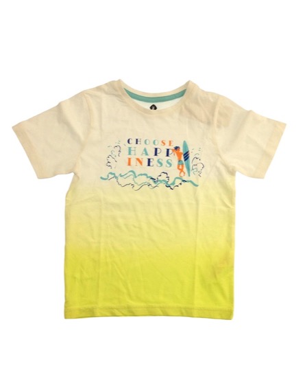 Z Generation szörfmintás színátmenetes póló