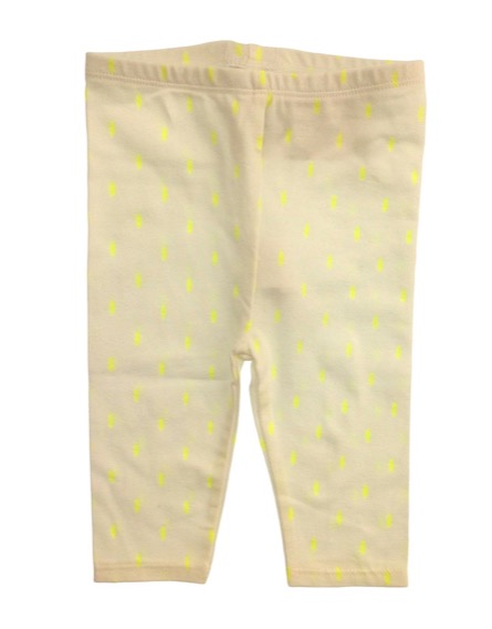 Z Generation neon mintás fehér leggings