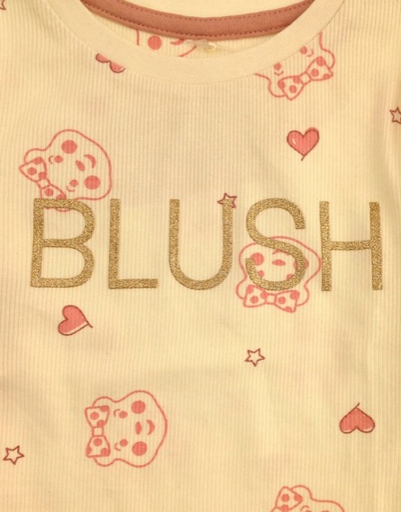 George Pudsey maci mintás törtfehér pizsama felső