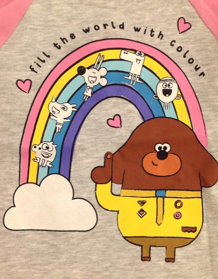 George Duggee mintás szürke pizsama felső