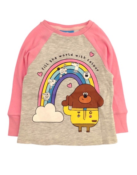 George Duggee mintás szürke pizsama felső