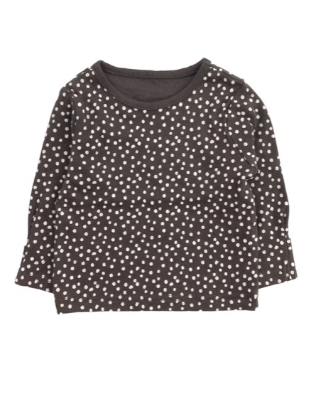 George fehér pöttyös szürke felső