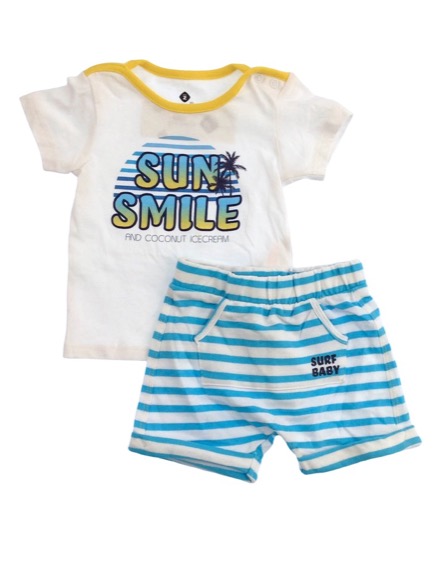 Z Generation szörfmintás babaszett