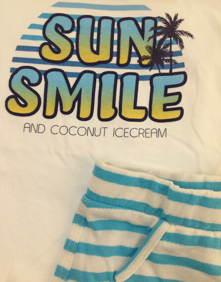 Z Generation szörfmintás babaszett