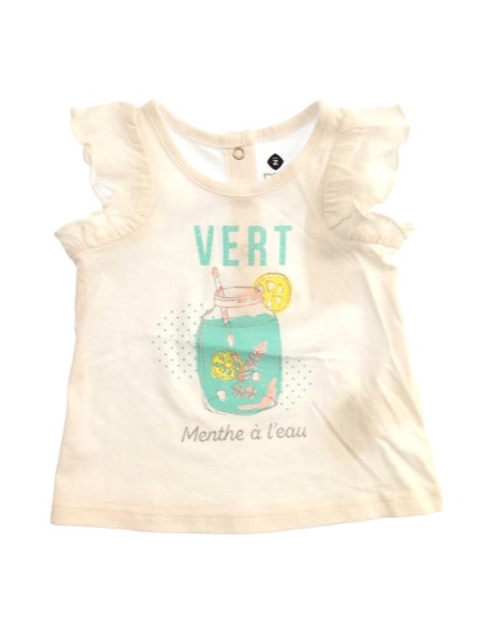 Z Generation limonádémintás fehér póló