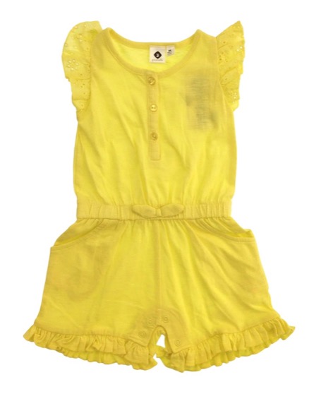 Z Generation világossárga romper