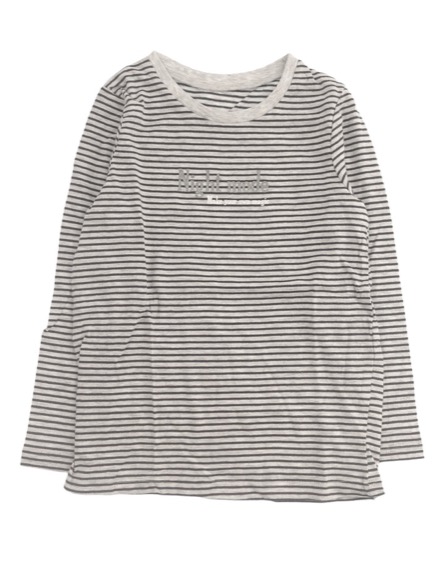 George szürke csíkos pizsamafelső