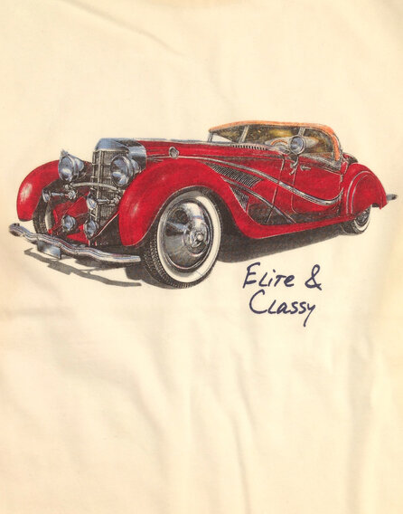 IDEXE autómintás törtfehér felső