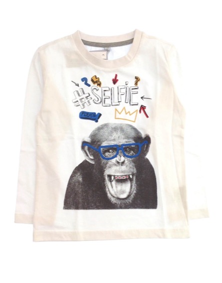 IDEXE kisfiú majommintás felső