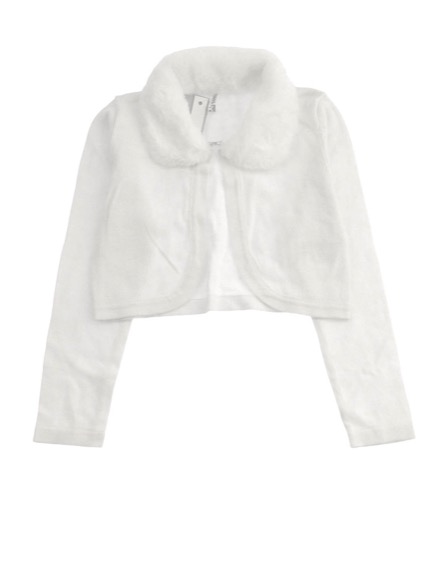 IDEXE szőrmés galléros kardigán