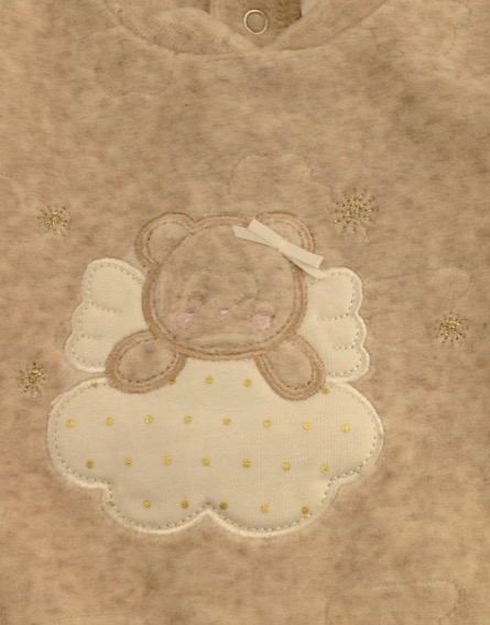 IDEXE macimintás világosbarna rugdalózó